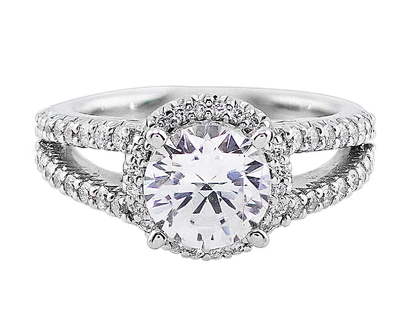 18k White Gold Bella Vita Diamond Ring