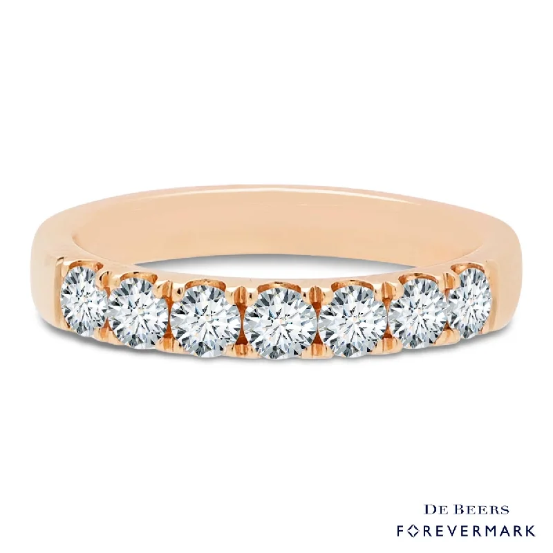 Forevermark Diamond Wedding Band in 18kt Rose Gold (3/4ct tw)