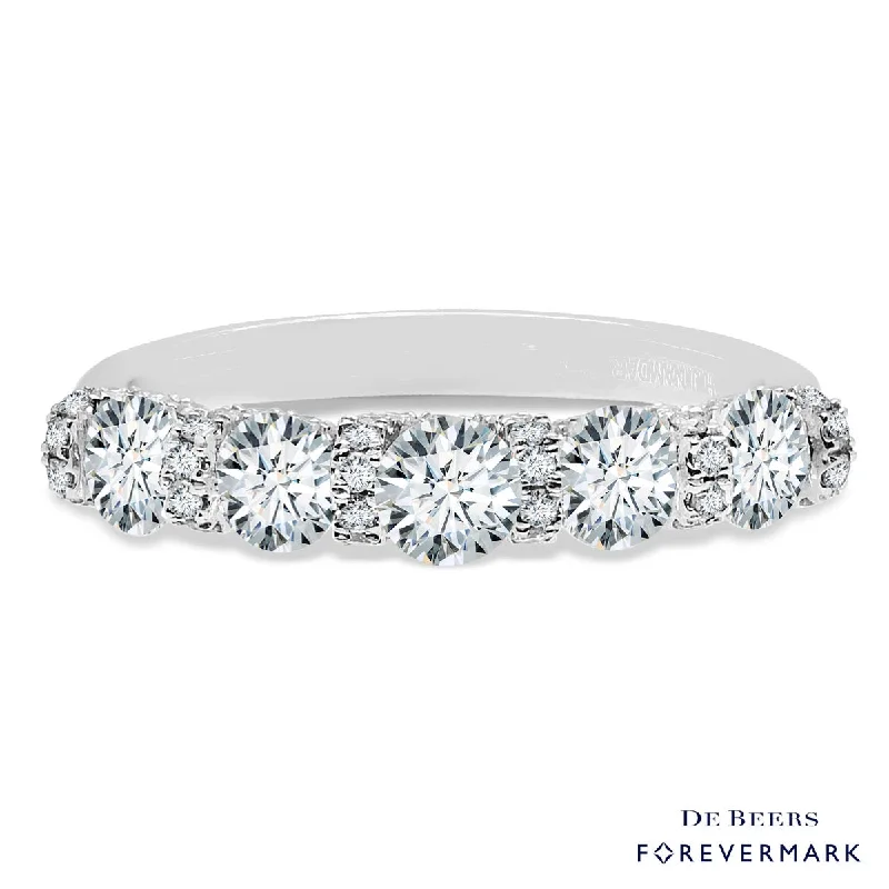 Forevermark Diamond Wedding Band in 18kt White Gold (1 1/5ct tw)