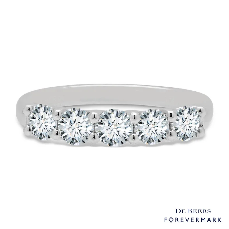 Forevermark Diamond Wedding Band in 18kt White Gold (1ct tw)