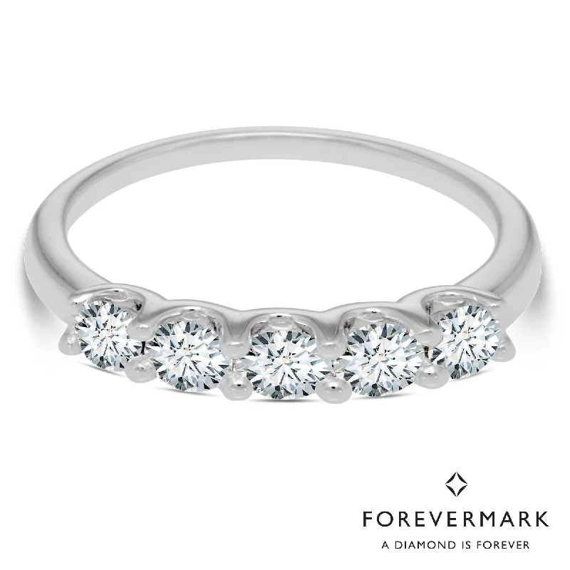 Forevermark Diamond Wedding Band in 18kt White Gold (3/4ct tw)