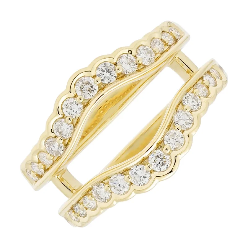 Diamond Wedding Ring Insert in 14kt Yellow Gold (5/8ct tw)