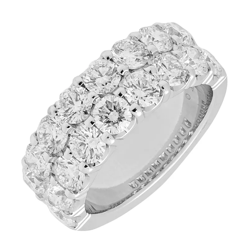 Diamond Two Row Band in 14kt White Gold (3 5/8ct tw)