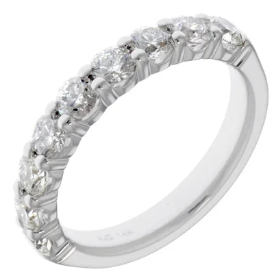 Diamond Wedding Band in 14kt White Gold (1 1/3ct tw)