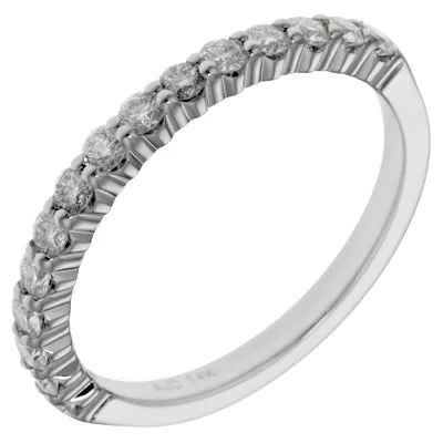 Diamond Wedding Band in 14kt White Gold (1/2ct tw)