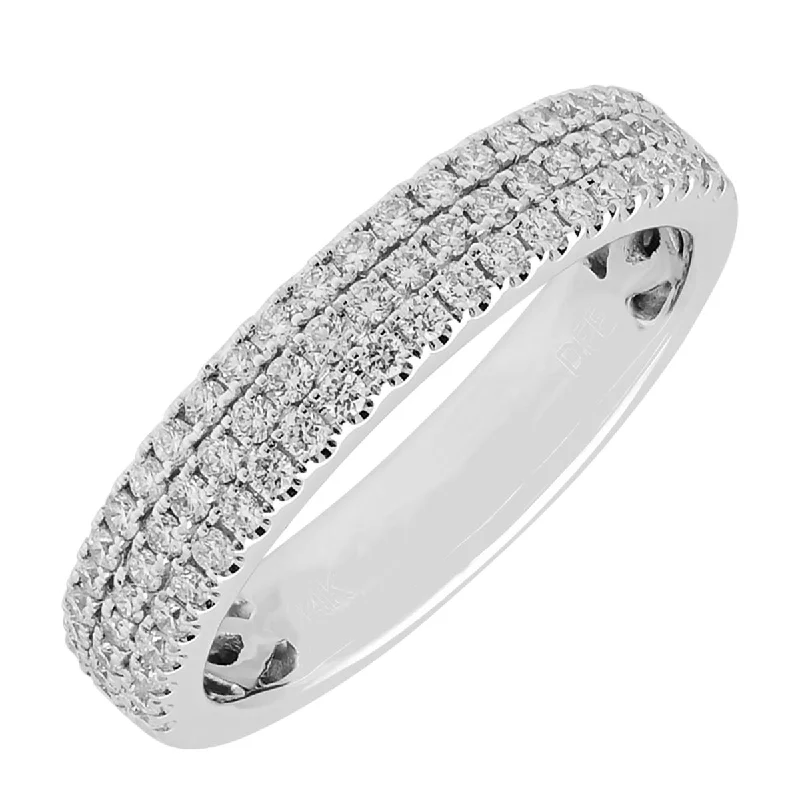 Diamond Wedding Band in 14kt White Gold (1/2ct tw)