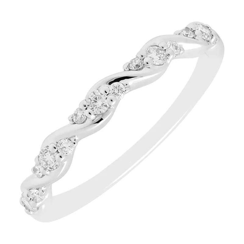 Diamond Wedding Band in 14kt White Gold (1/5ct tw)