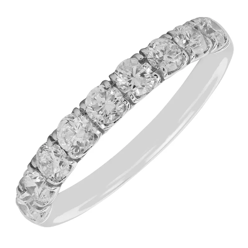 Diamond Wedding Band in 14kt White Gold (1ct tw)