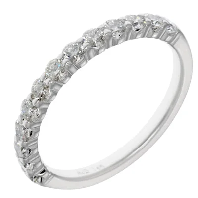 Diamond Wedding Band in 14kt White Gold (3/4ct tw)