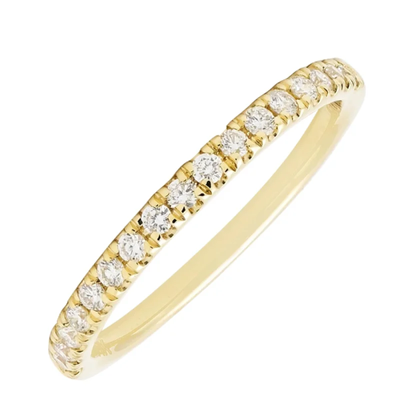 Diamond Wedding Band in 14kt Yellow Gold (1/4ct tw)