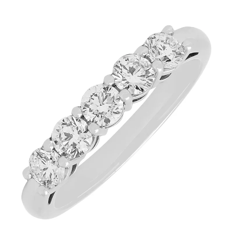 Diamond Wedding Band in Platinum (3/4ct tw)