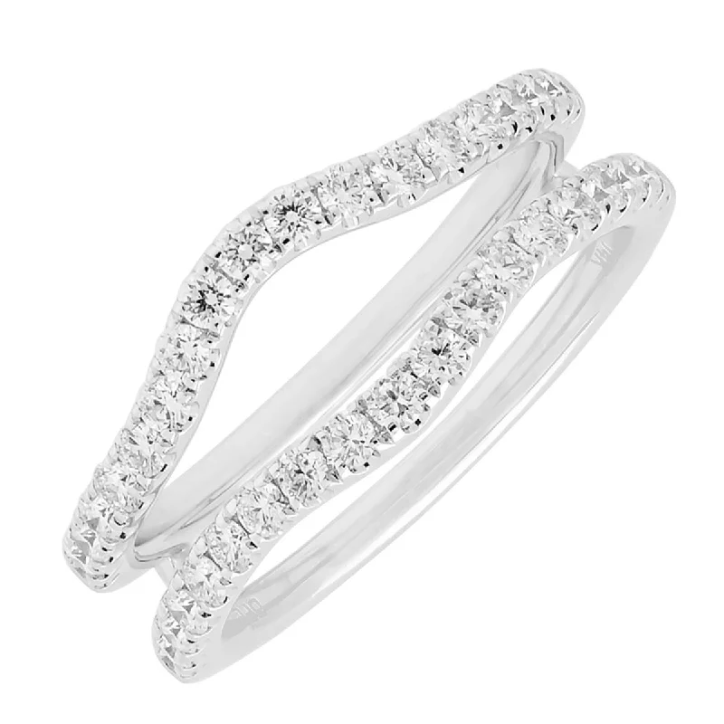 Diamond Wedding Band Insert in 14kt White Gold (3/4ct tw)