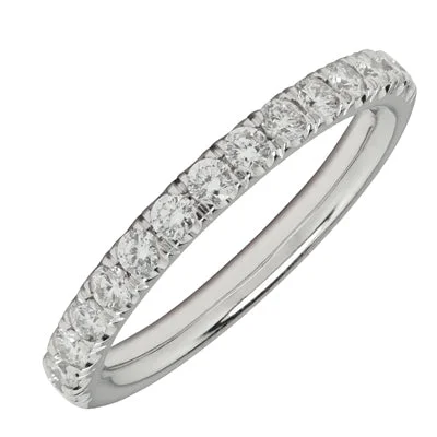 Martin Flyer Diamond Wedding Band in 14kt White Gold (1/2ct tw)