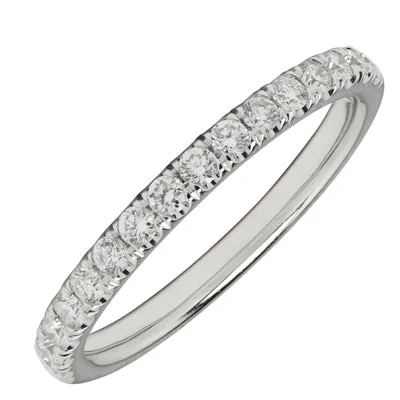 Martin Flyer Diamond Wedding Band in 14kt White Gold (1/3ct tw)