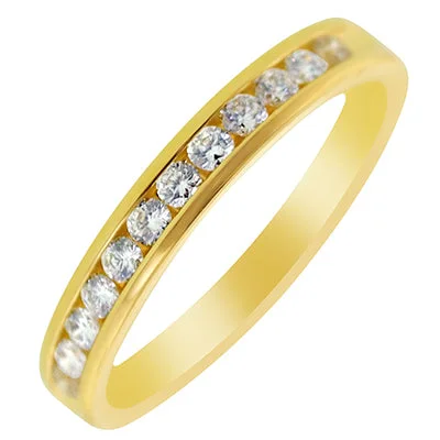 Northern Star Diamond Anniversary Band in 14kt Yellow Gold (1/3ct tw)