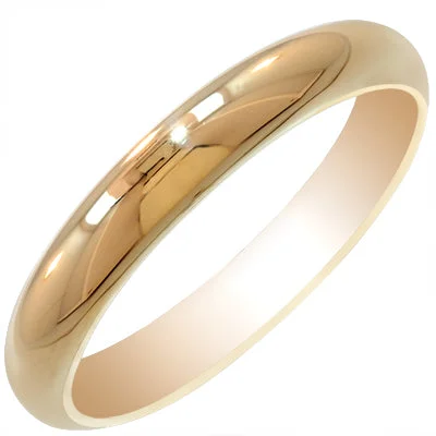 Plain Wedding Band in 14kt Yellow Gold (4mm size 8.5-12)