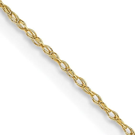 10k Yellow Gold .95mm Sparkle Rope Chain