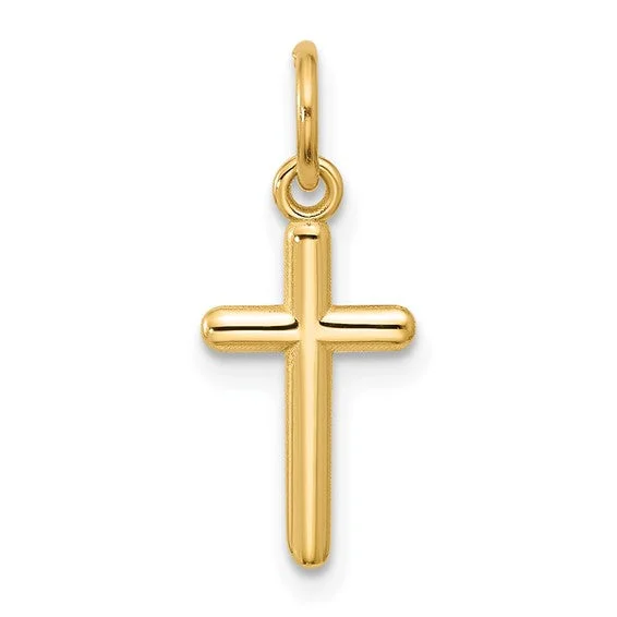 14k Yellow Gold Cross Pendant