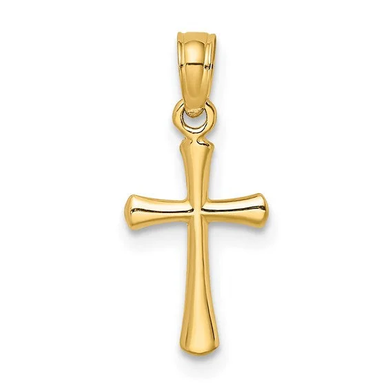 14k Yellow Gold Cross Pendant