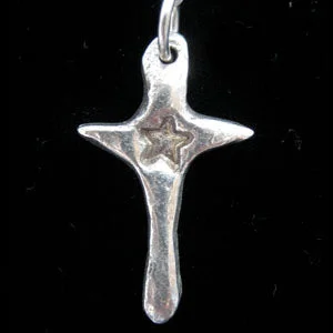 Small Star Cross Pendant