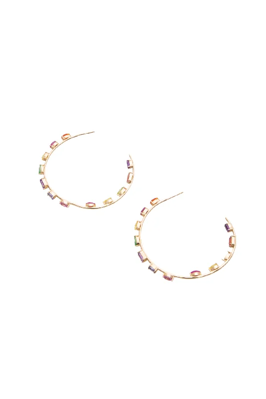 Goddess Hoop Earrings