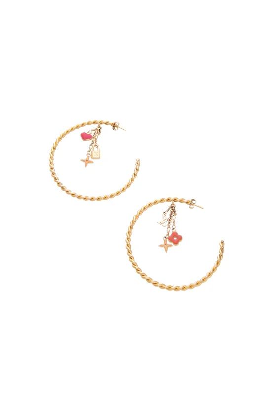 Sweet Monogram Hoop Earrings