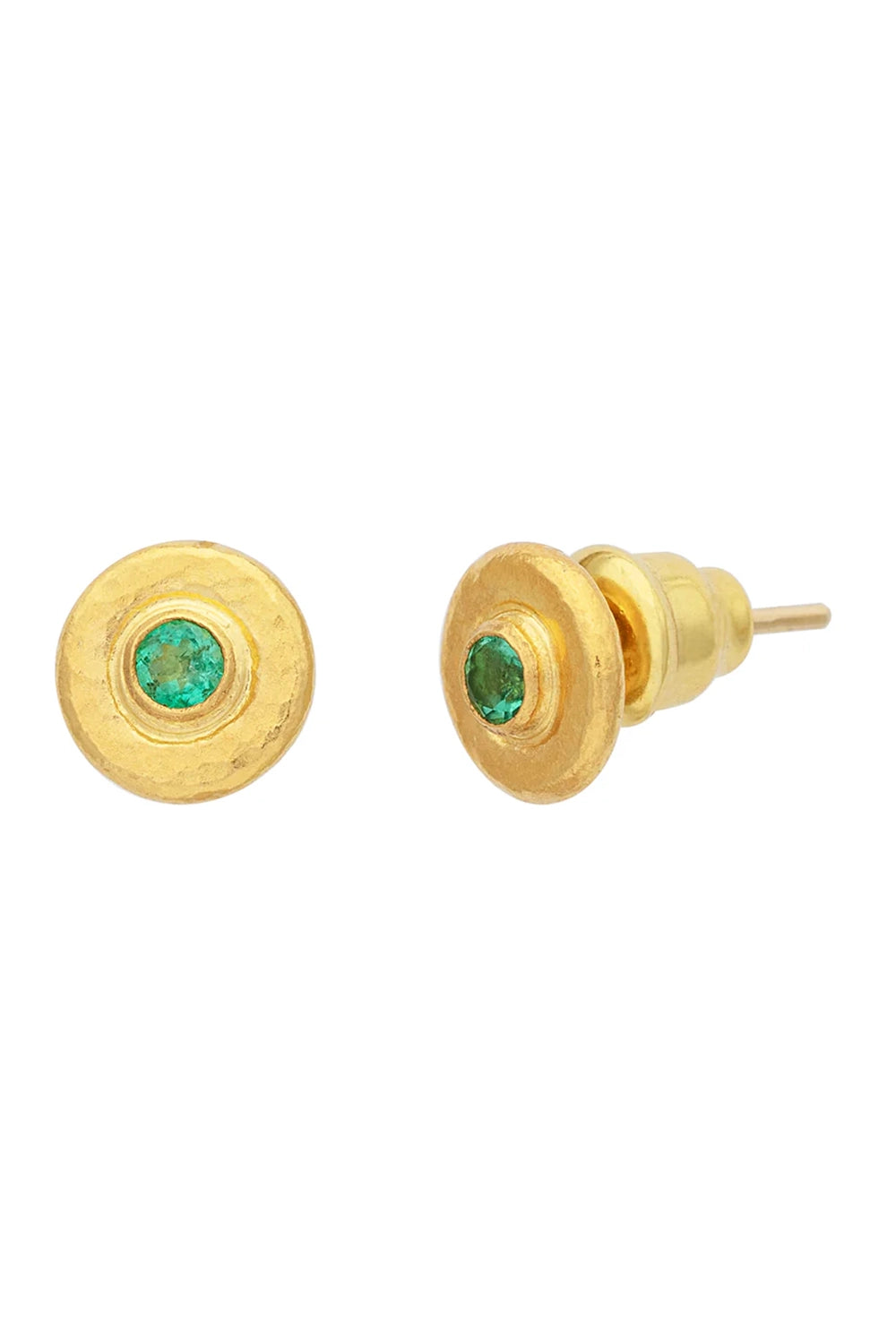 Emerald Stud Earrings