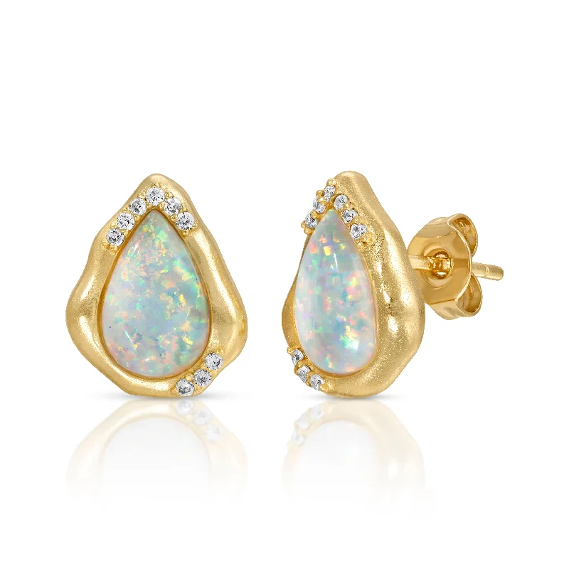 Luster Stud - Opal