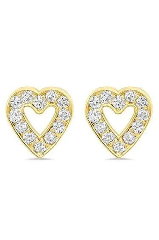 Mini Open Heart Studs