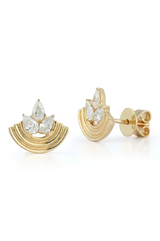 Nana Bernice Crescent Studs