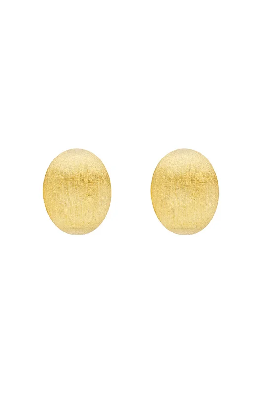 Small "Muse" Gold Perle Stud Earrings