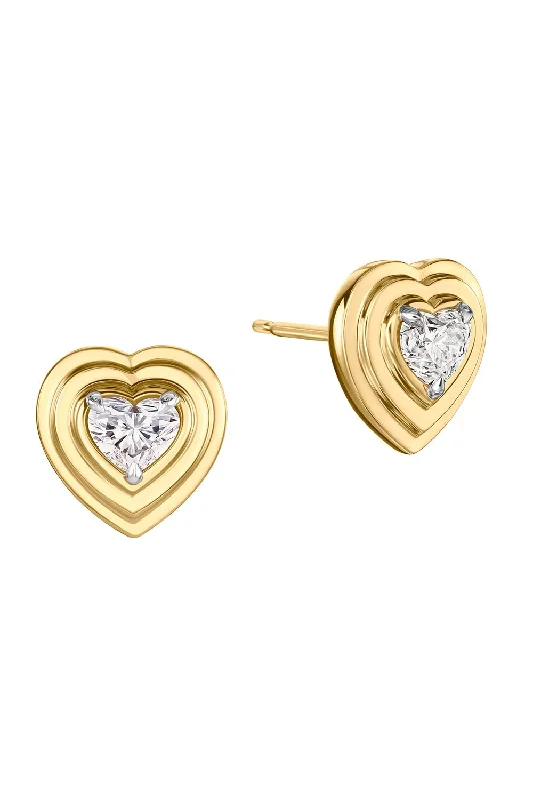 Heart Stories Stud Earrings