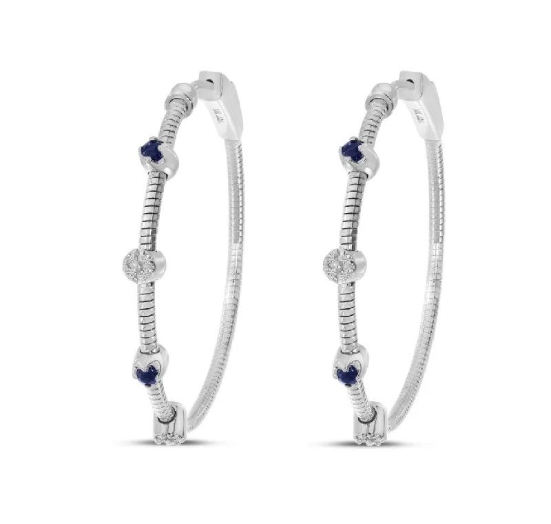 Precious Diamond Flex Hoops