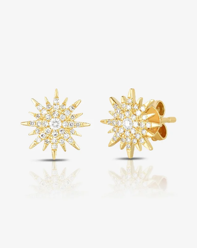 Starburst Diamond Studs