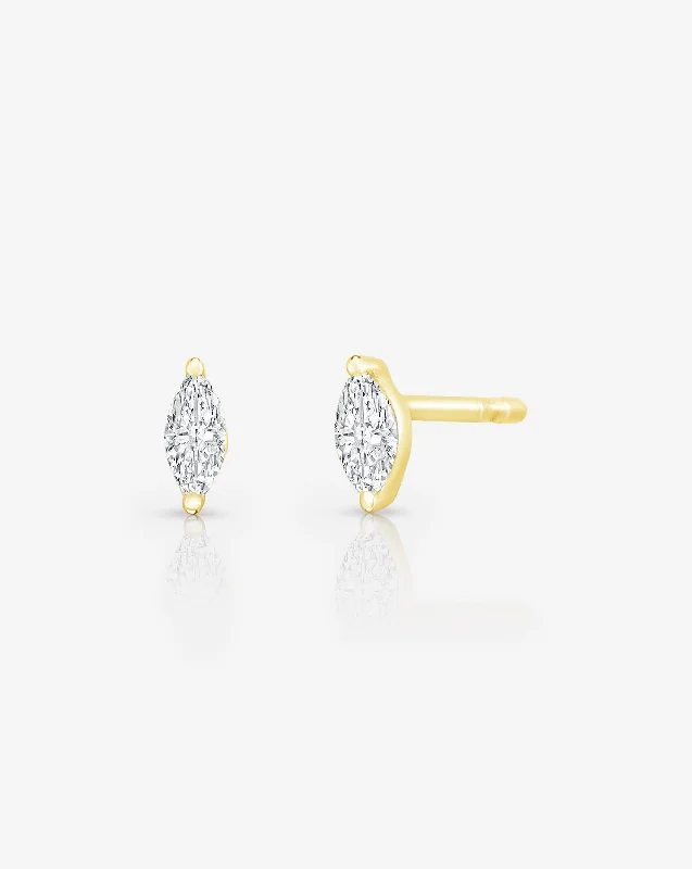 Tiny Marquise Studs