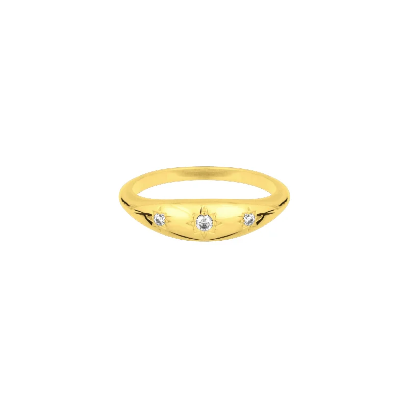 ASTRA SIGNET RING GOLD