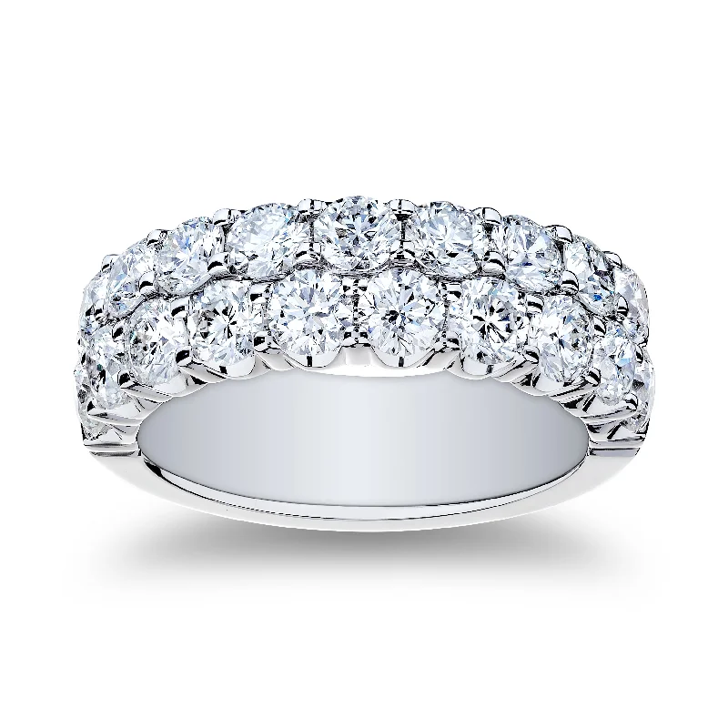 Bremer Jewelry Round Diamond Half Anniversary Fashion Ring in Platinum (2.60ctw)