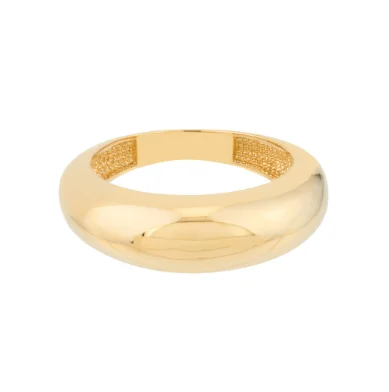 Bremer Jewelry Women's Fashion Dome Ring in 14K Yellow Gold