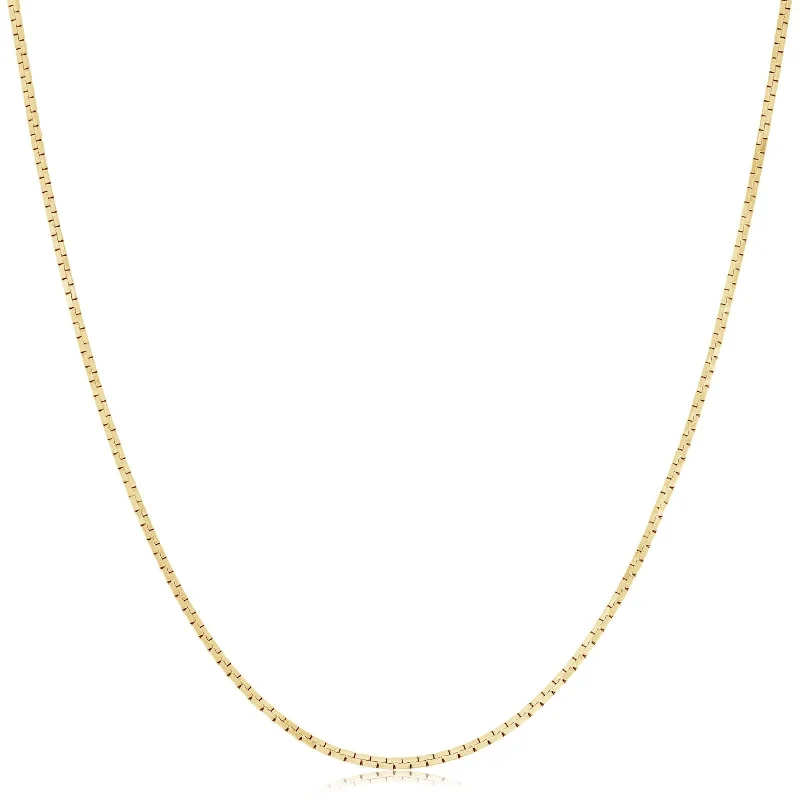 Estate 18" Flat Link Chain Necklace