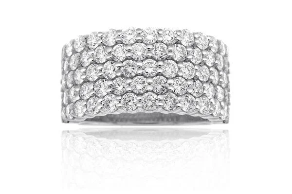 Five-Row Diamond Band