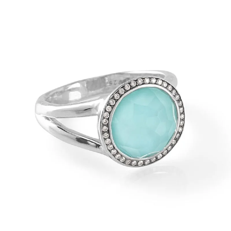 IPPOLITA Mini Lollipop Turquoise Doublet Ring