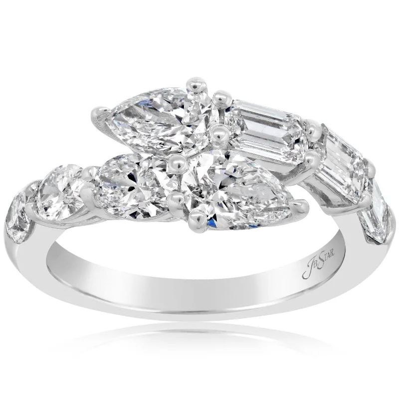 JB STAR Diamond Bypass Ring