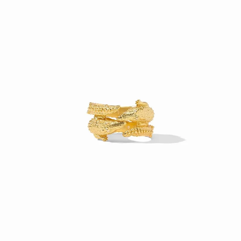 Julie Vos Alligator Duet Ring