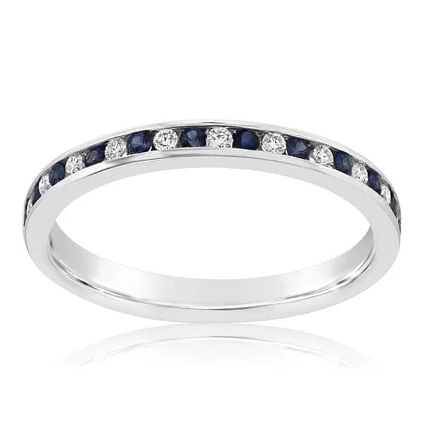 Sapphire & Diamond Band