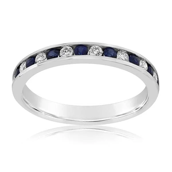 Sapphire & Diamond Band