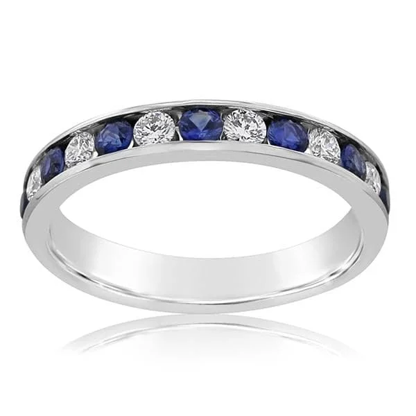 Sapphire & Diamond Band