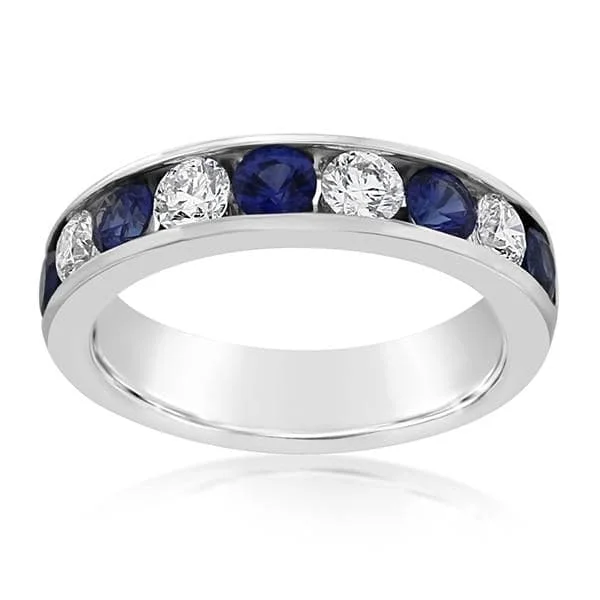 Sapphire & Diamond Band