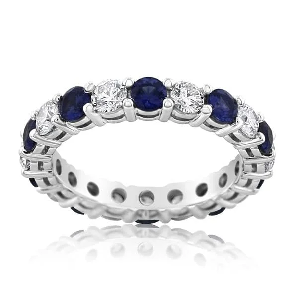 Sapphire & Diamond Eternity Ring