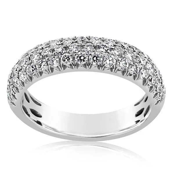 Three Row Diamond Band