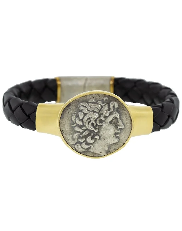 Alexander the Great Leather Bracelet